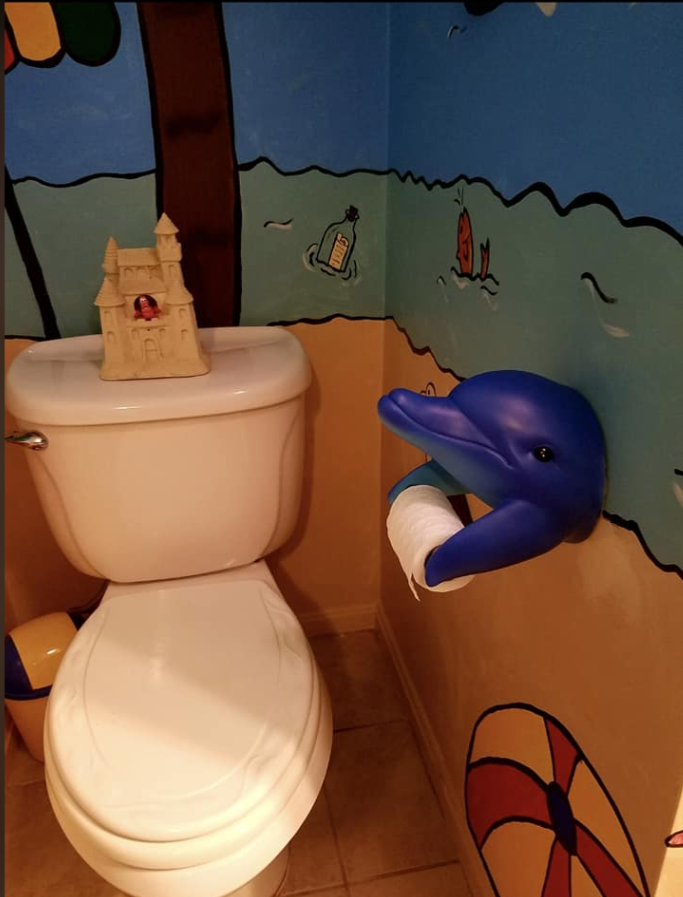 Dolphin Toilet Paper Holder